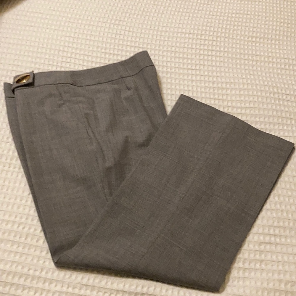 Tory Burch wool slacks sz 12 gray